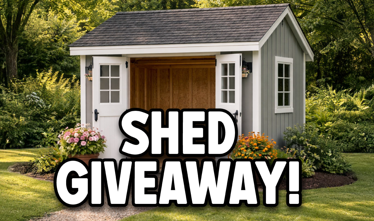 shed giveaway
