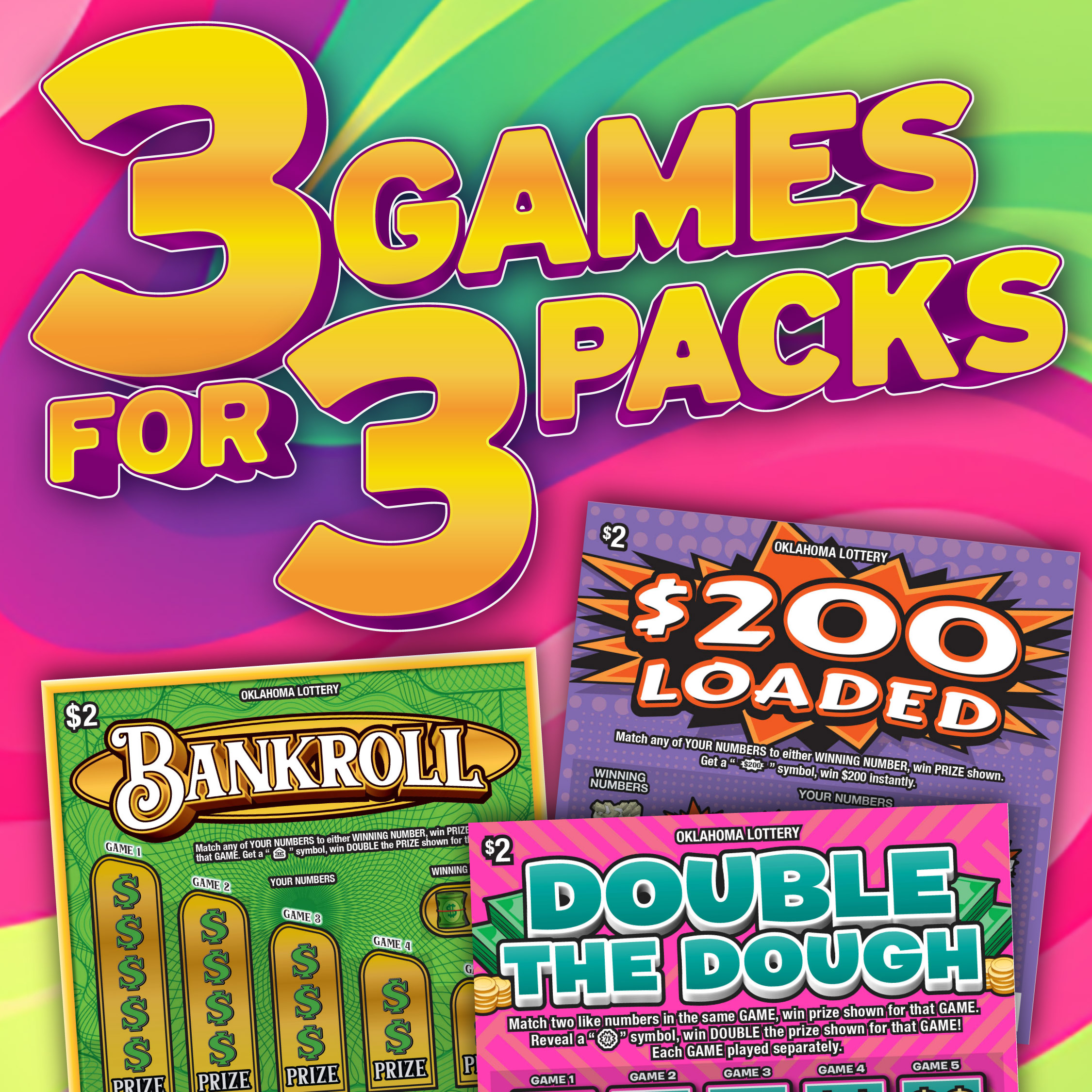 3 Games 3 Packs Image