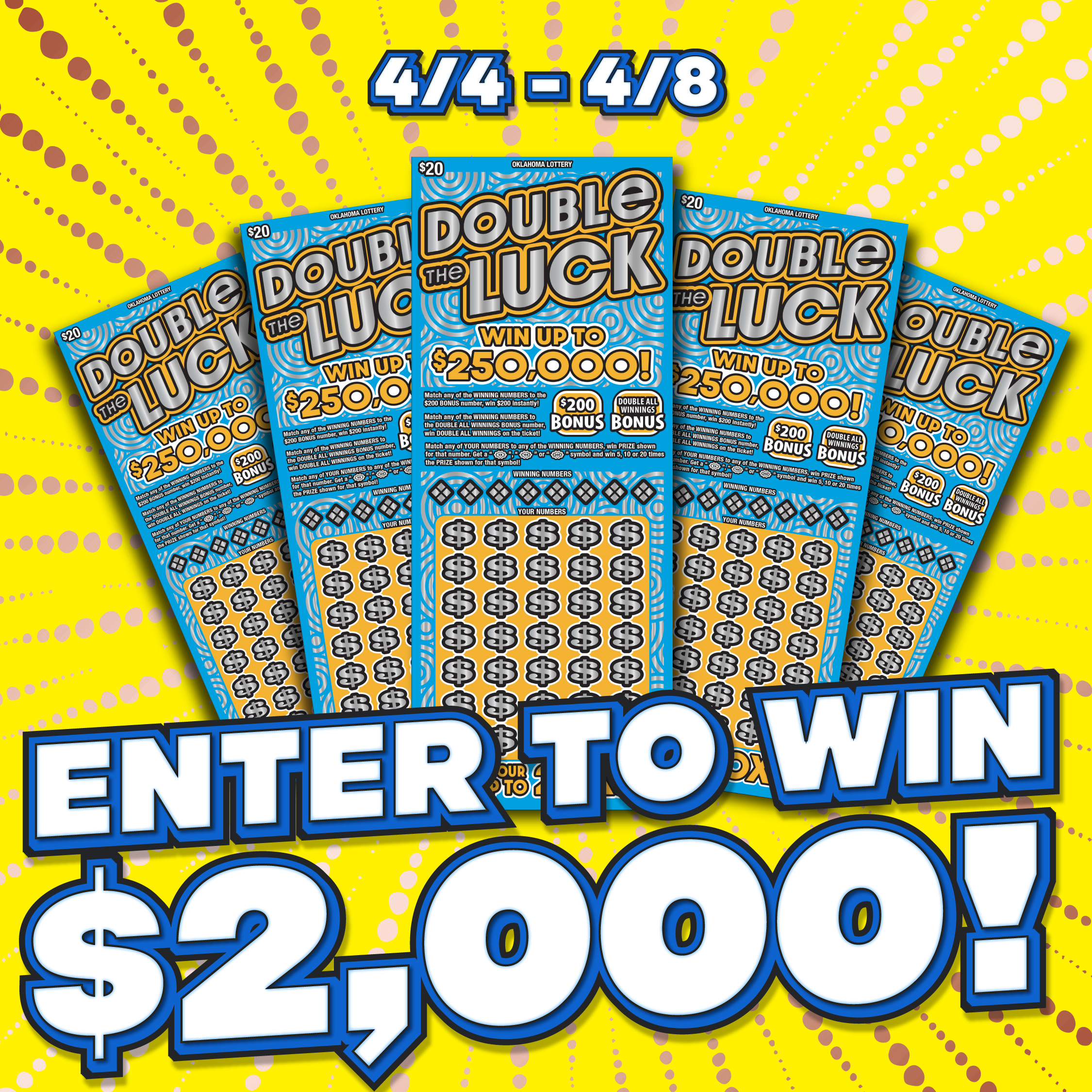 Double the Luck $2,000 Giveaway! Image