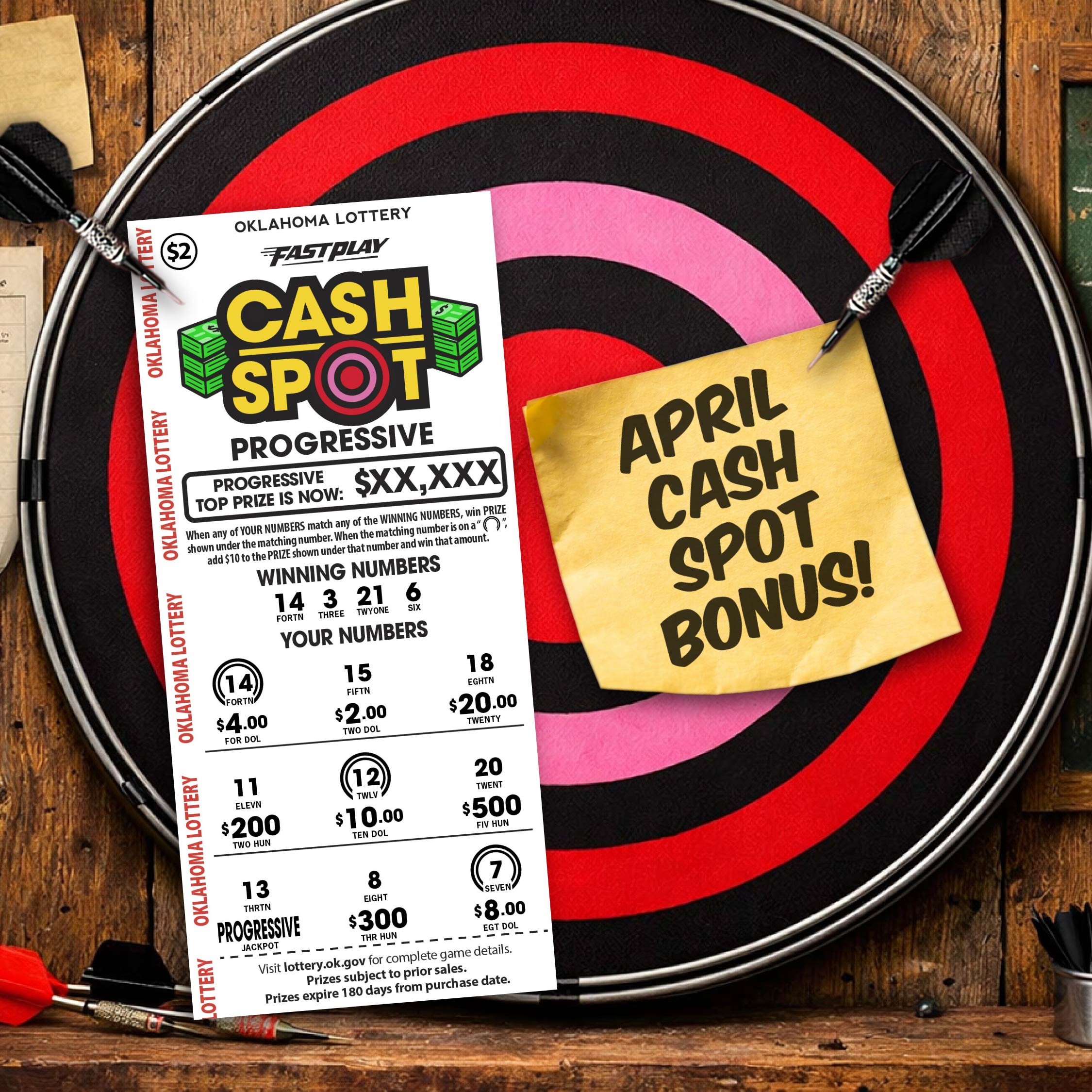 April Cash Spot Bonus Image