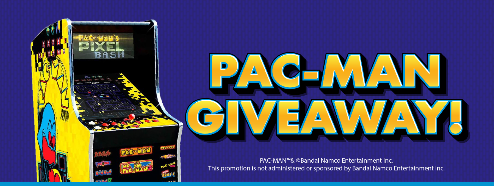 Pac man giveaway