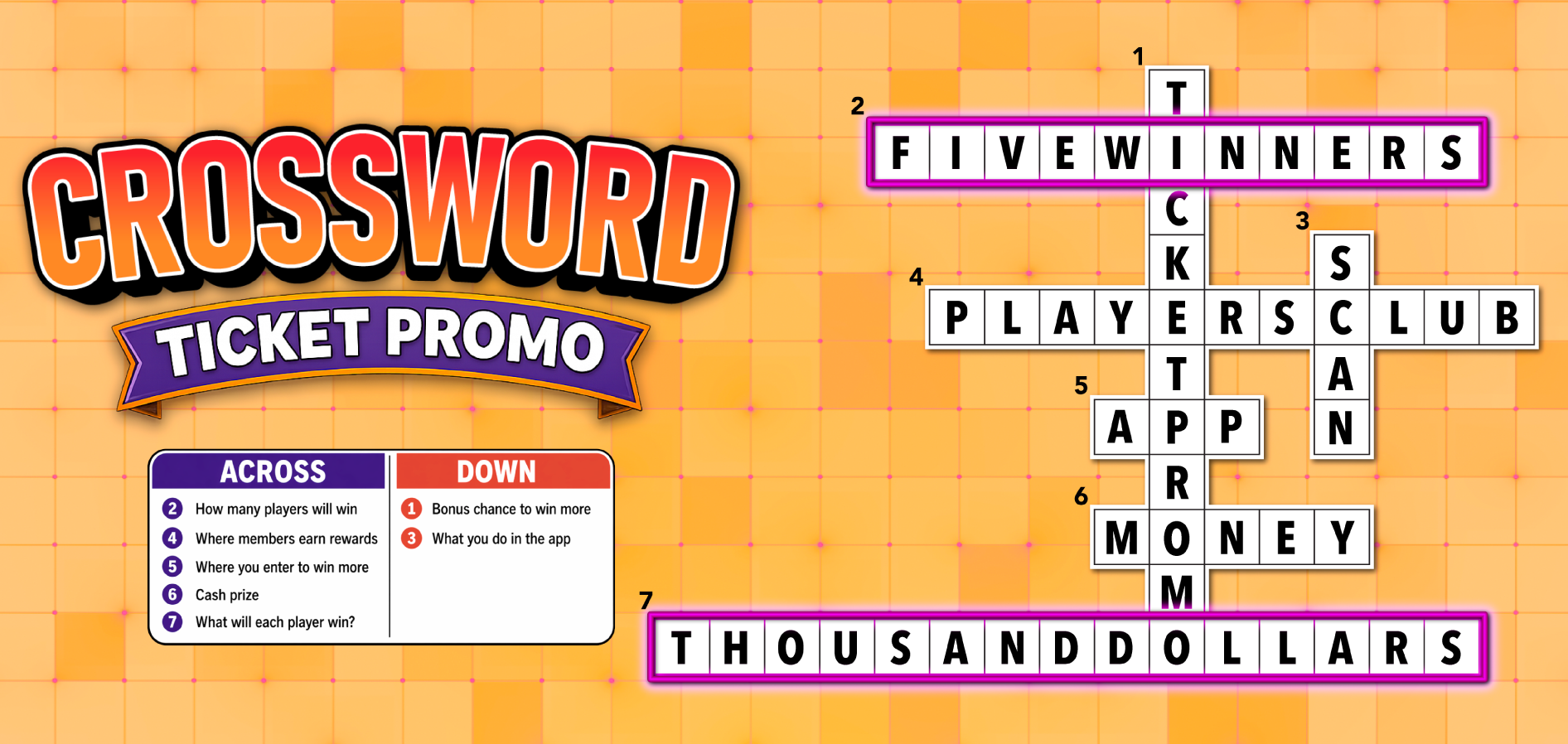 crossword ticket promotion