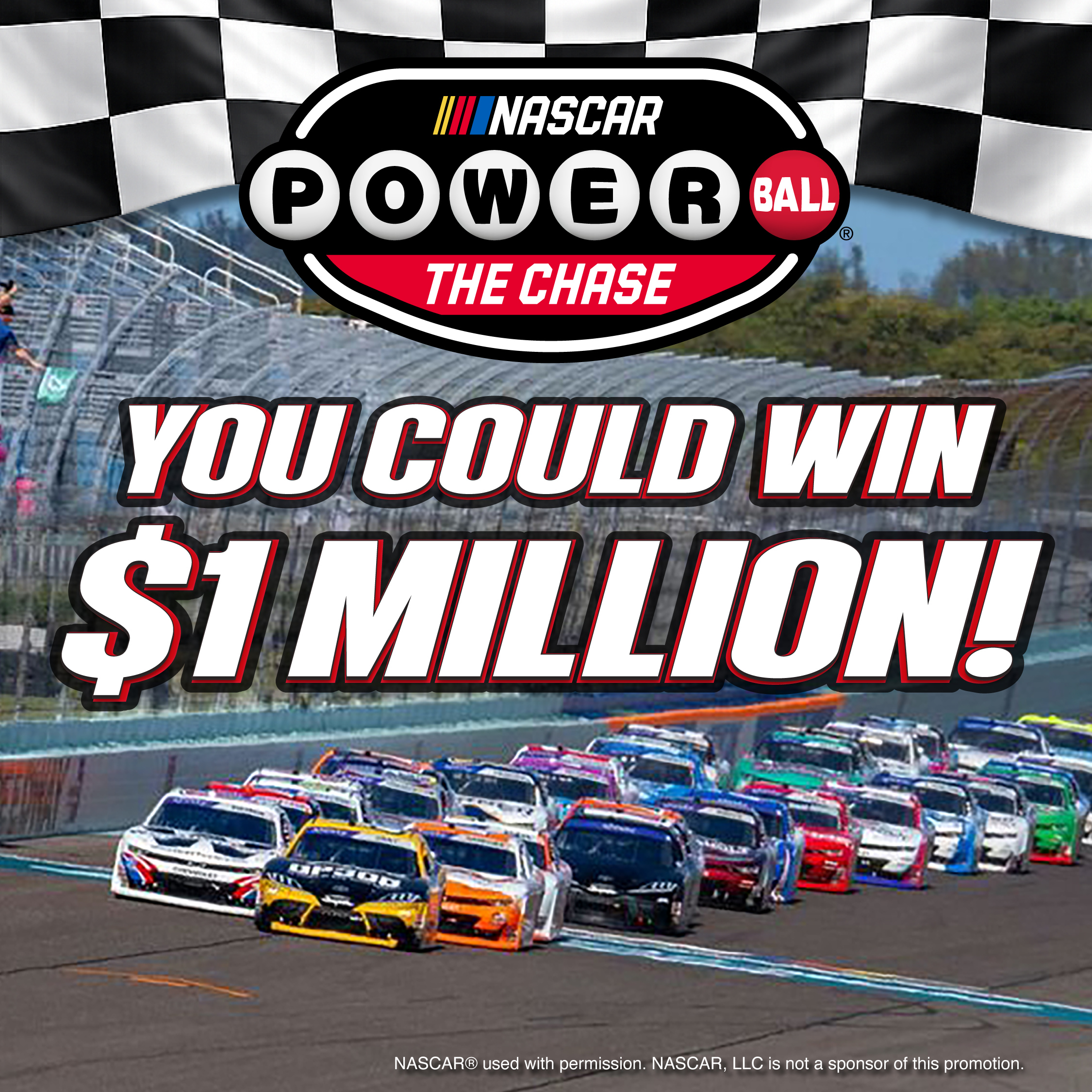 NASCAR® Powerball – The Chase™ to $1 Million Image