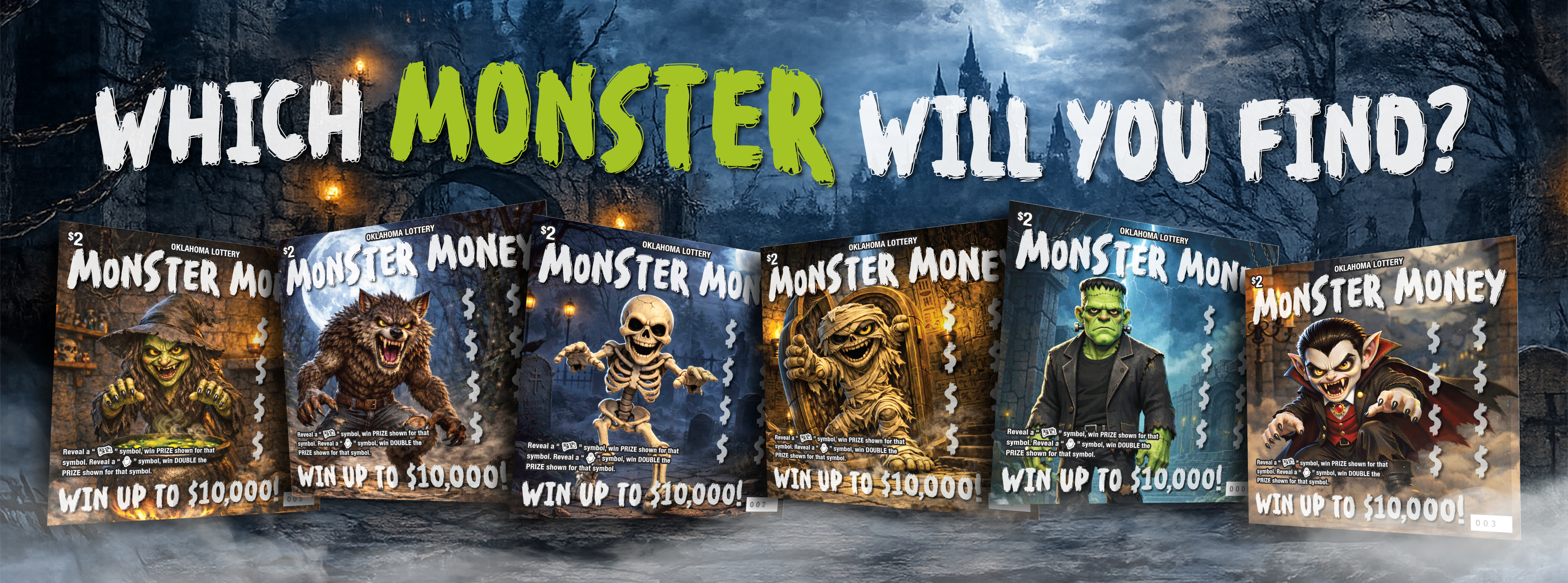 which monster will you find?
