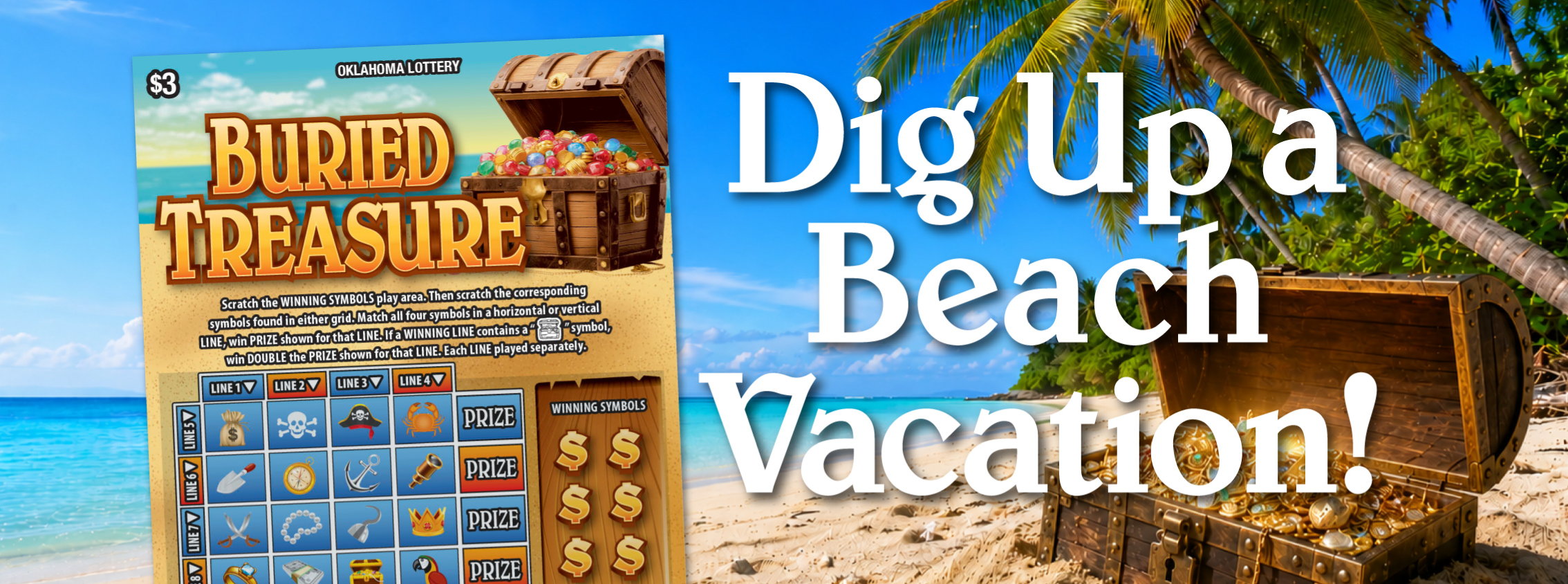 Dig up a beach vacation!