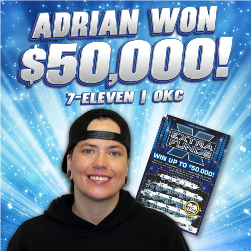 Adrian won $50,000!