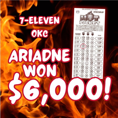 Ariadne won $6,000!