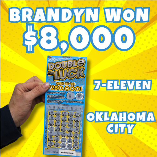 Brandyn won $8,000!