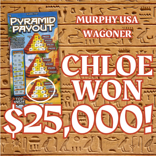 Chloe won $25,000!