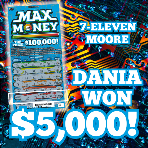 Dania won $5,000!
