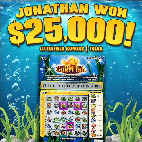 Jonathan won $25,000!