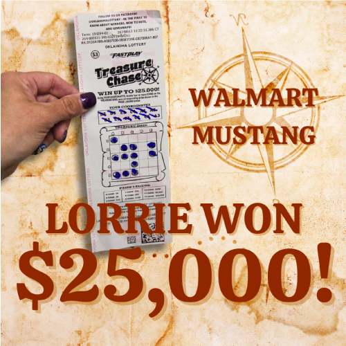 Lorrie won $25,000!