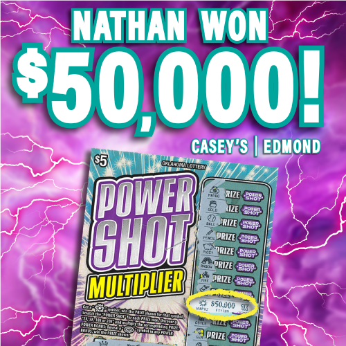 Nathan won $50,000!