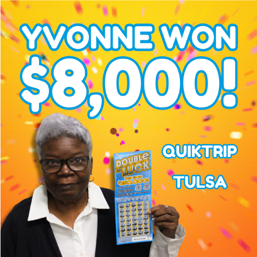 Yvonne won $8,000!