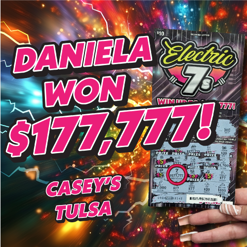 daniela won $177,777!