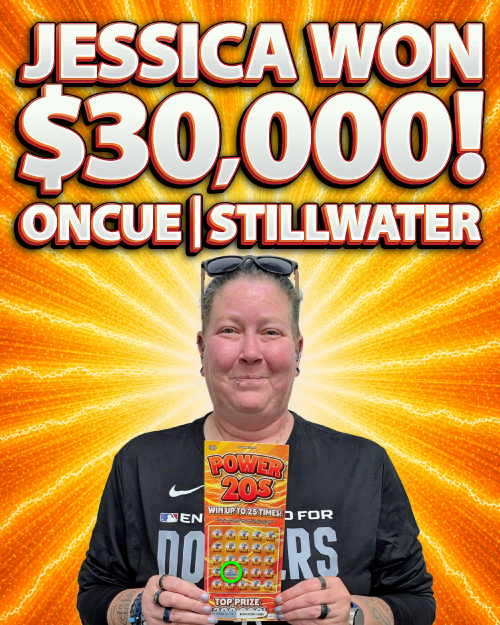 jessica won $30,000!