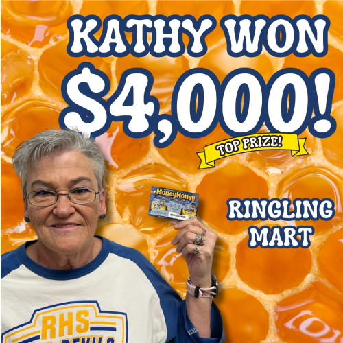 kathy won $4,000!