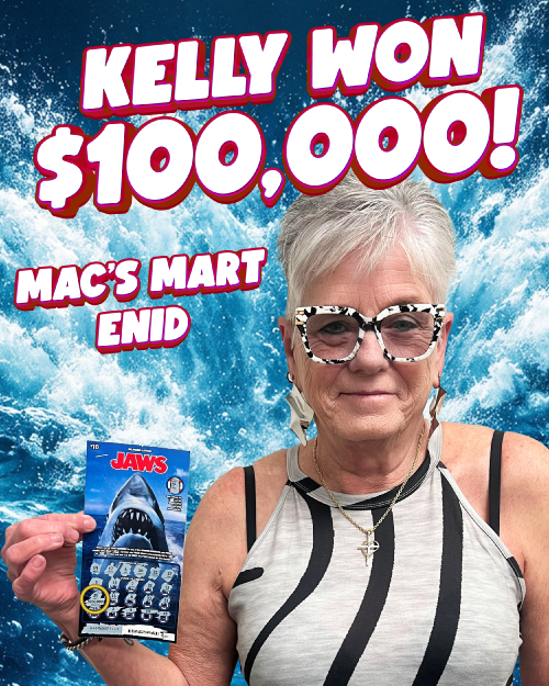 kelly won $100,000!