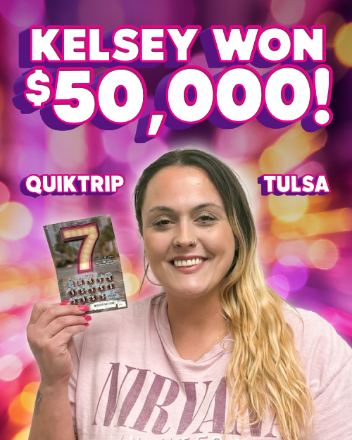 kelsey won $50,000!