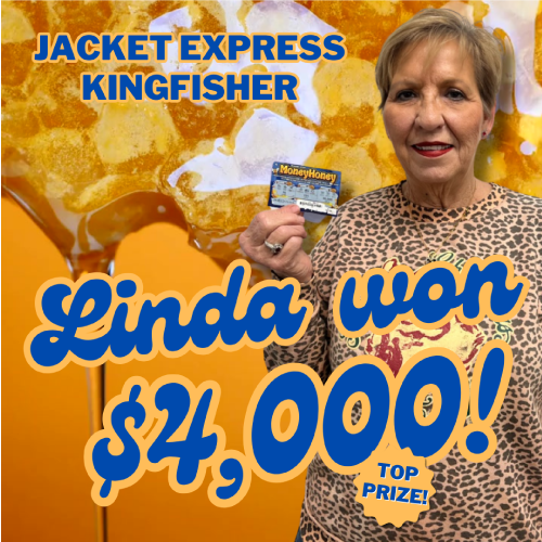 linda won $4,000!