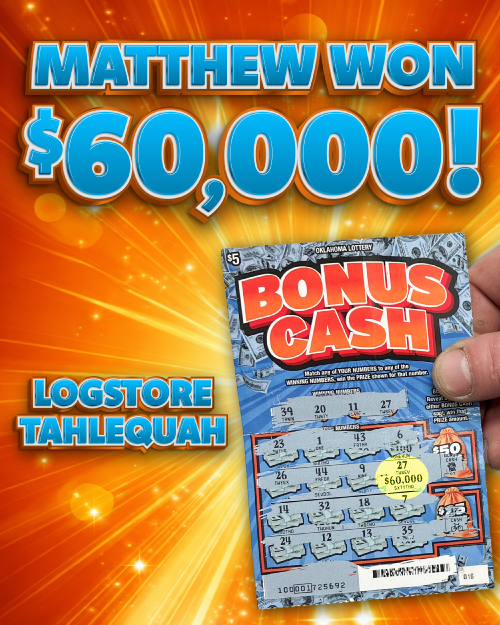 matthew won $60,000!