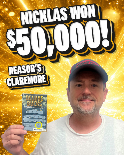 nicklas won $50,000!