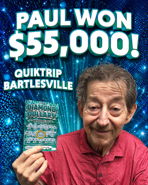 paul won $55,000!
