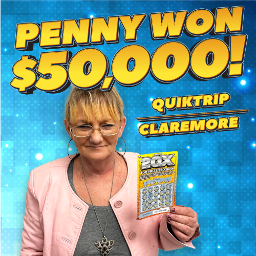 penny won $50,000!