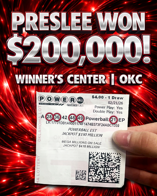 preslee won $200,000!