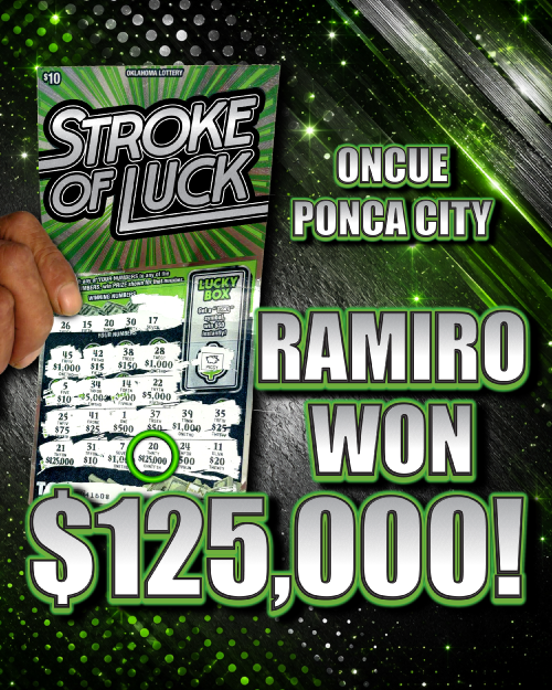 ramiro won $125,000!