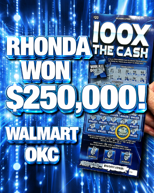 rhonda won $250,000!