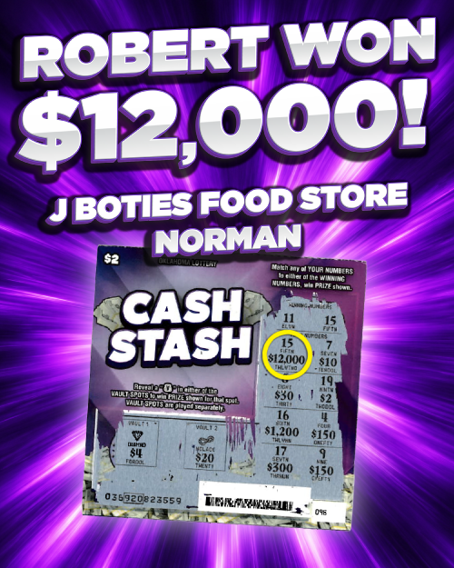 robert won $12,000!