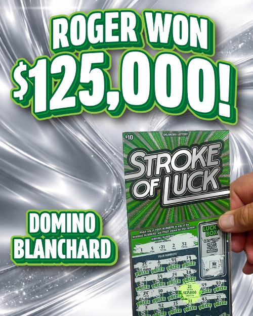 roger won $125,000!