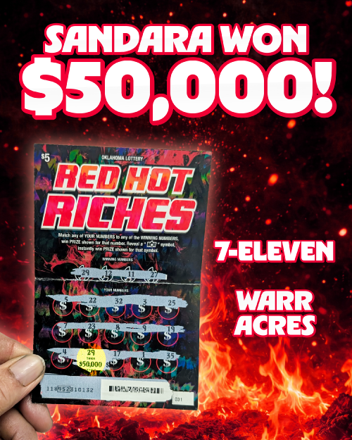 sandara won $50,000!