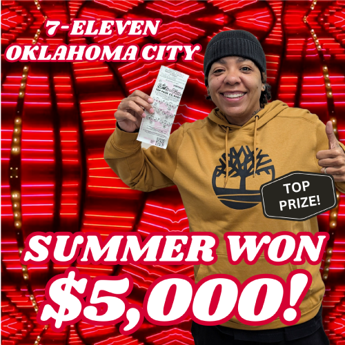 summer won $5,000!