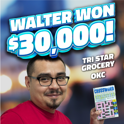 walter won $30,000!