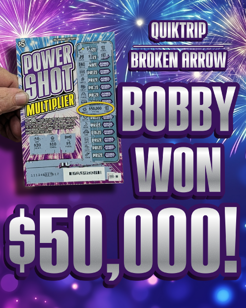 bobby won $50,000!