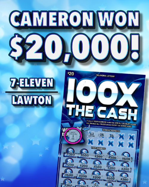 cameron won $20,000!