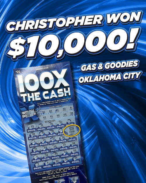 christopher won $10,000!