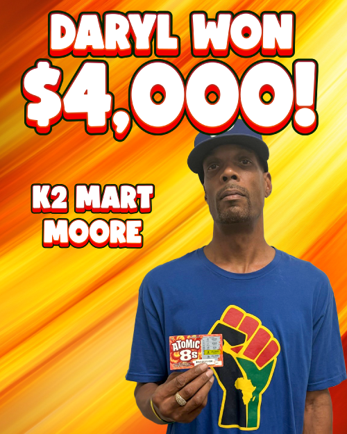 daryl won $4,000!