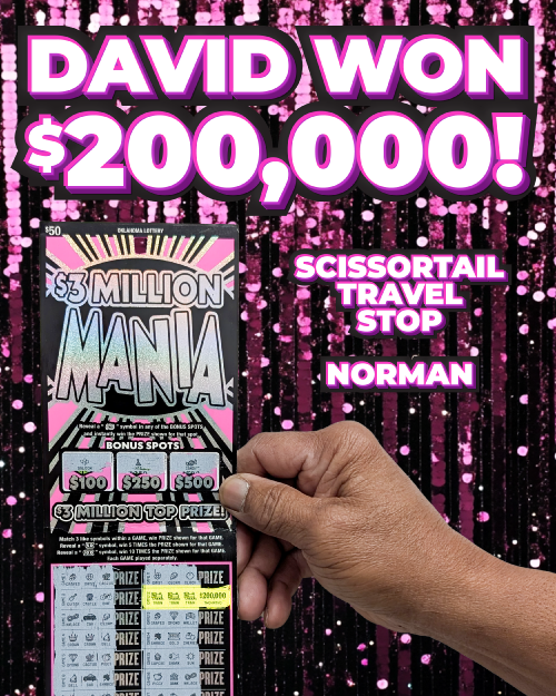 david won $200,000!