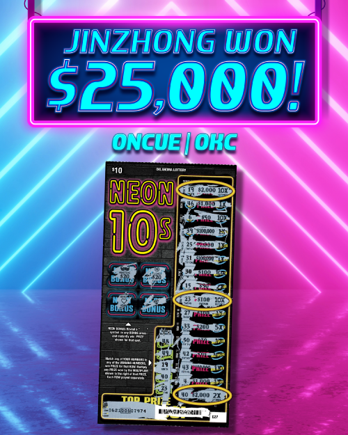 jinzhong won $25,000!