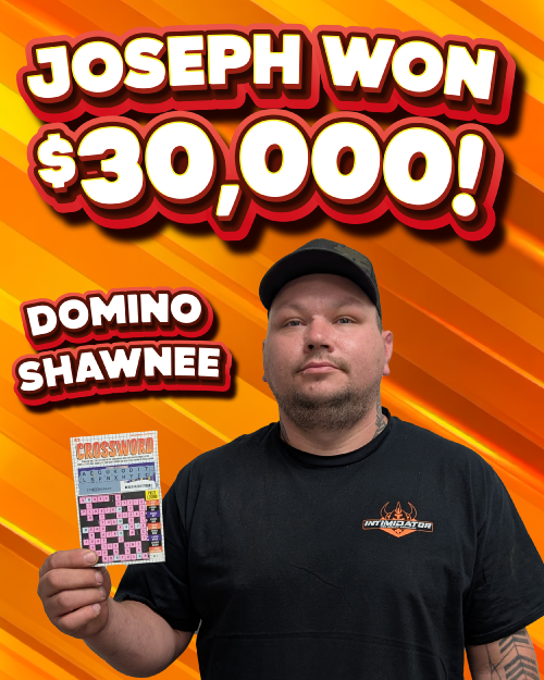 joseph won $30,000!