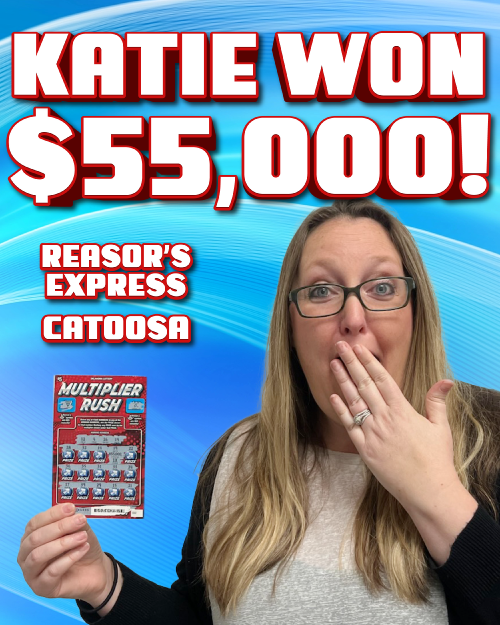 katie won $55,000!