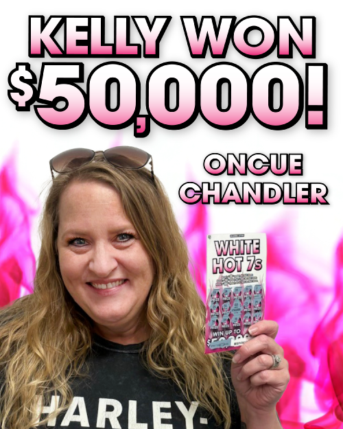 kelly won $50,000!