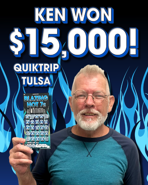 ken won $15,000!
