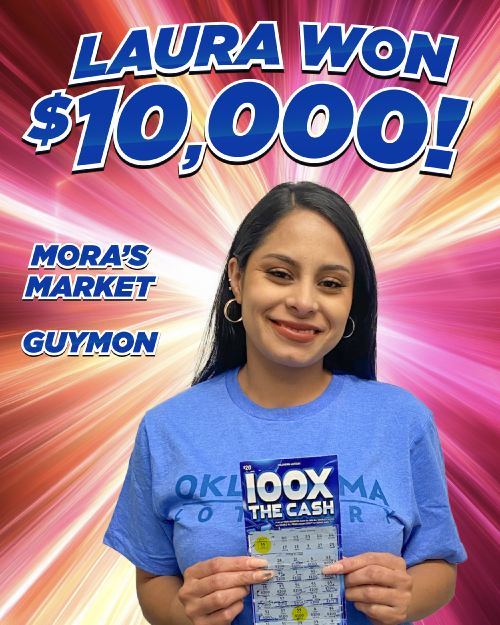 laura won $10,000!