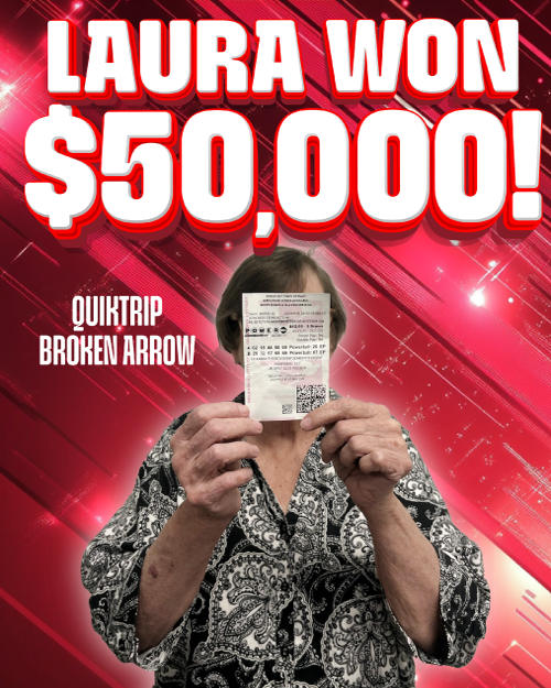 laura won $50,000!
