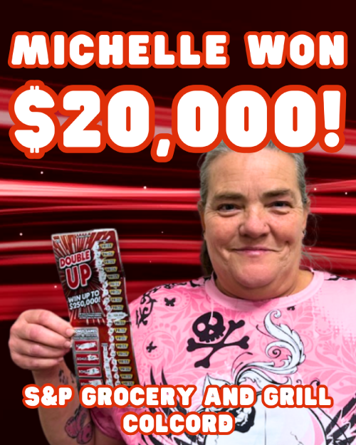 michelle won $20,000!