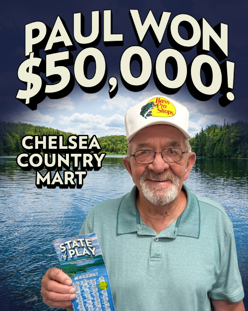 paul won $50,000!
